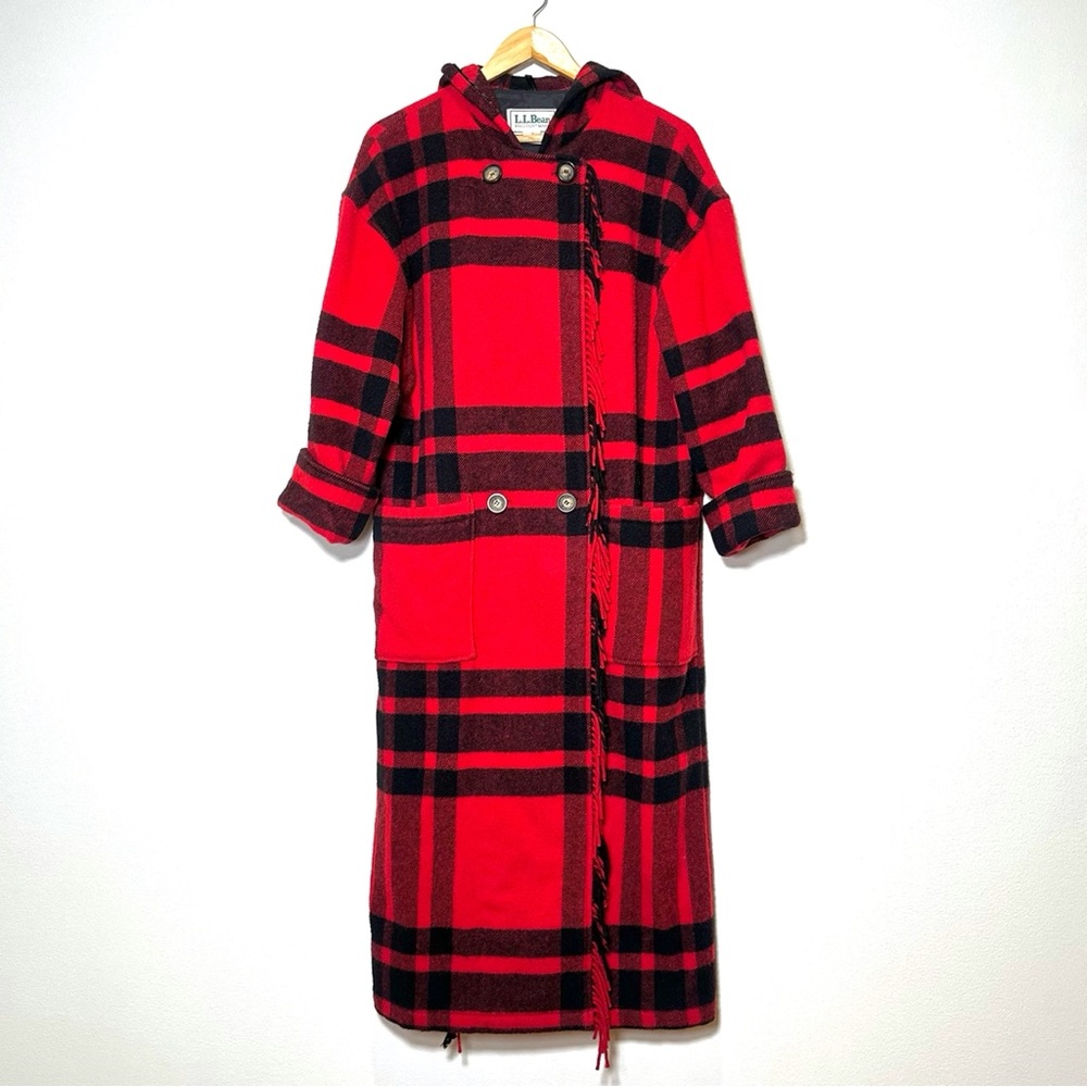 Vintage Ll Bean Wool Blanket Coat - image 2